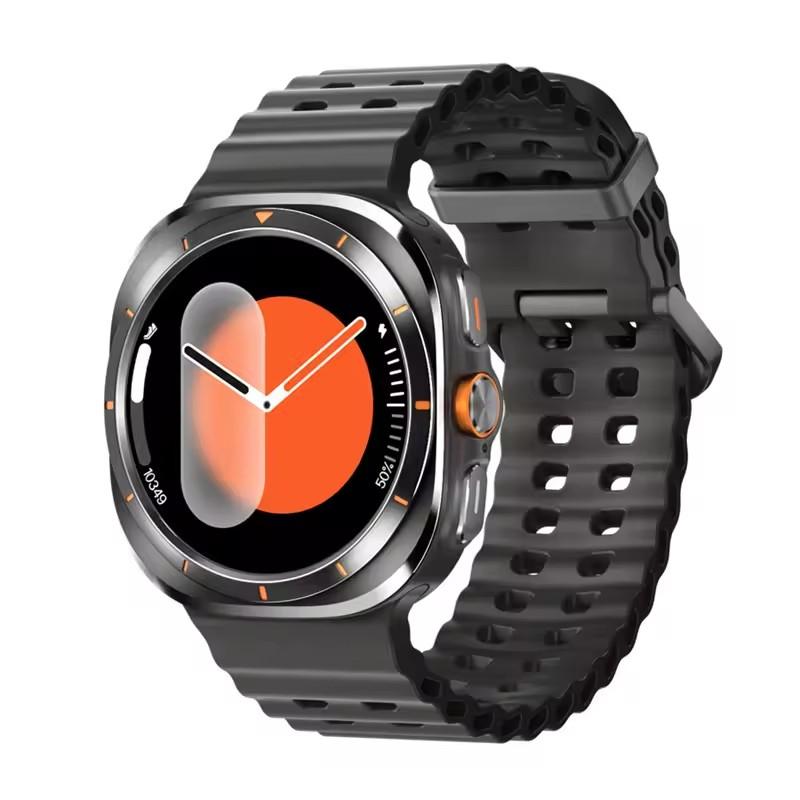Умные часы JS Watch 8 Ultra 47 мм Watch7 AMOLED экран Bluetooth звонки Настраиваемые циферблаты Компас Мужские Женские Смарт-часы чёрный WAYN