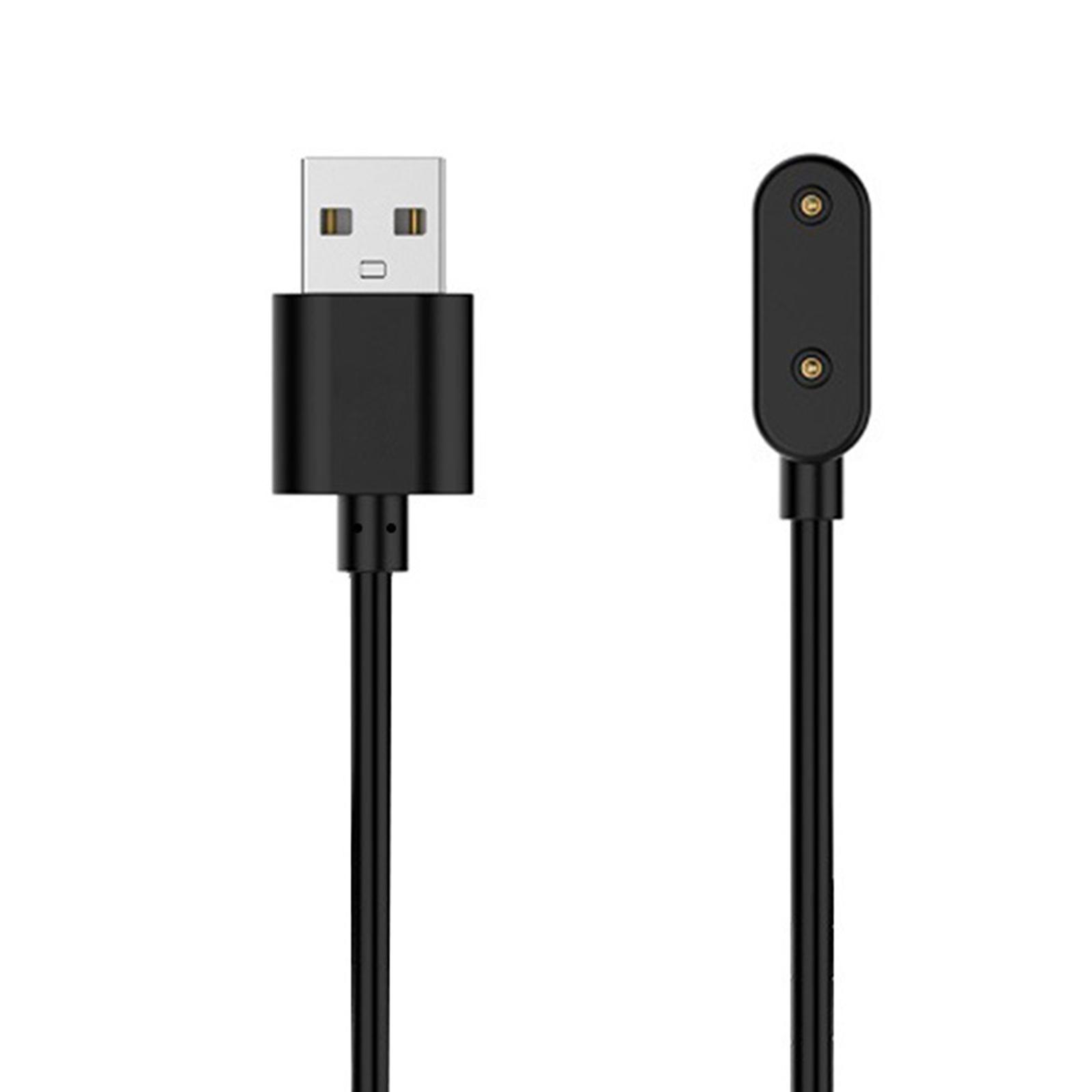 Адаптер-док-станция для зарядки смарт-часов, 2-контактный USB-кабель для зарядки, сетевое зарядное устройство для Huawei Band 7 6 / Watch Fit / Honor Band 6 black Brioche