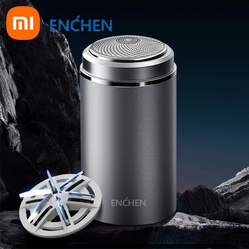 Xiaomi ENCHEN Z3 Мини-бритва Электрическая бритва Влажное и сухое двойное использование Водонепроницаемая Для мужчин Машинка для бороды Перезаряжаемая через Type-C серебряный