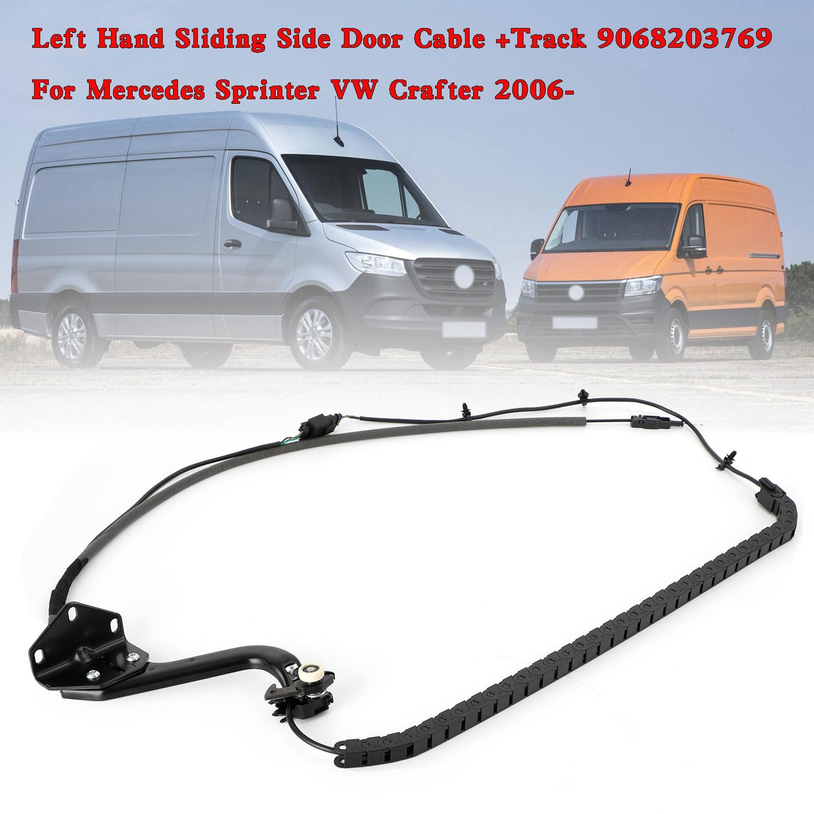 Трос и направляющая левой сдвижной боковой двери 9068203769 для Sprinter VW Crafter 06- gray Artudatech