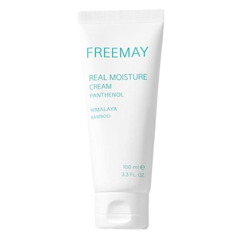 Freemay Real Moisture Cream 100мл – Корейский глубоко увлажняющий крем для лица с гиалуроновой кислотой и растительными экстрактами для сухой и чувствительной кожи 100ml white