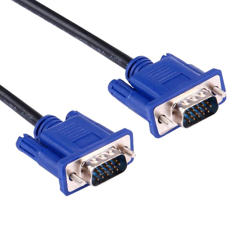 1,5 м Высококачественный кабель VGA 15-контактный папа к VGA 15-контактный папа для ЖК-монитора / проектора blue Sunsky-Spare Parts