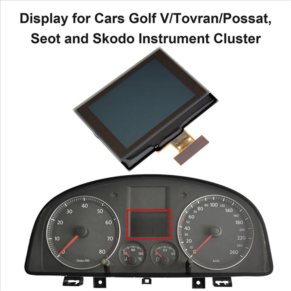 ЖК-дисплей приборной панели для Volkswagen Golf 5/Touran/Passat/Skoda ЖК-прибор 1TD920862,1TD920861 black Manufacturers autoparts