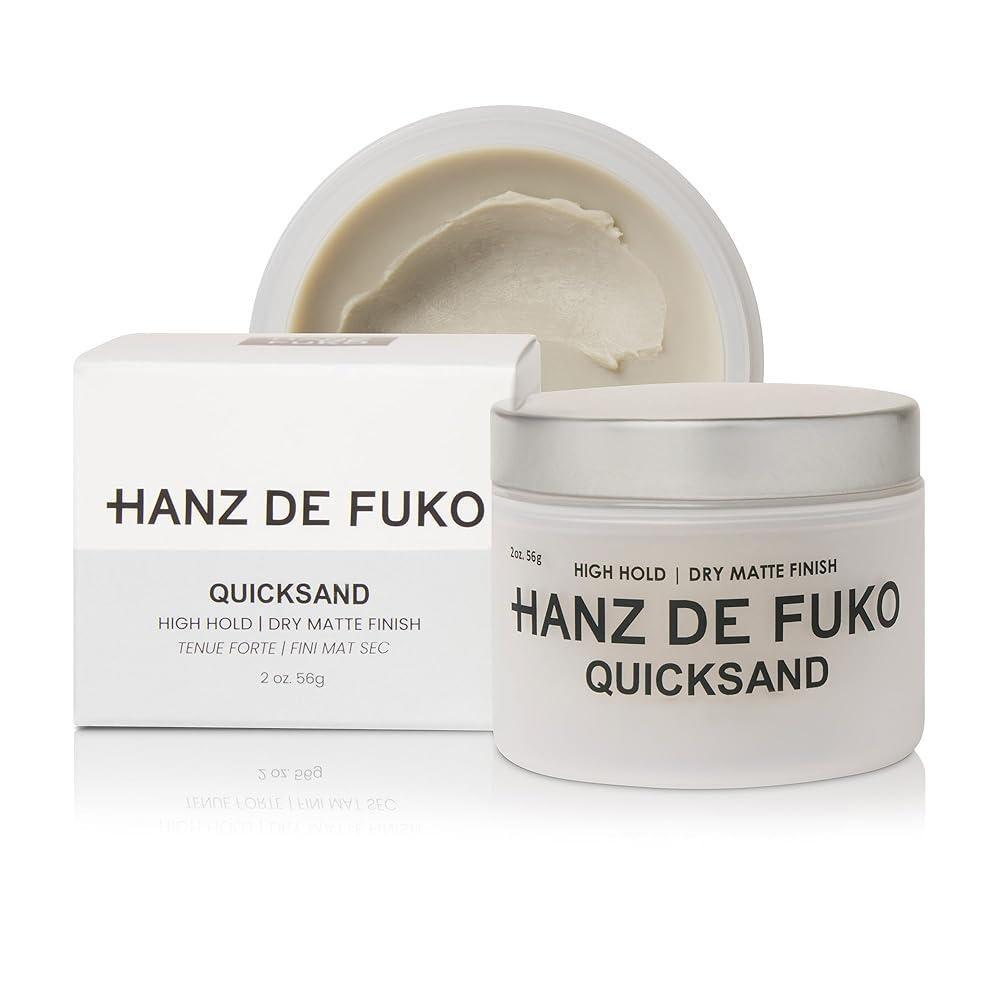 Hanz de Fuko Quicks Premium Мужской воск для укладки волос Сухой шампунь Combo High Hold Ultra Matte Finish 59,1 мл 2 унции gray BeautyGlam