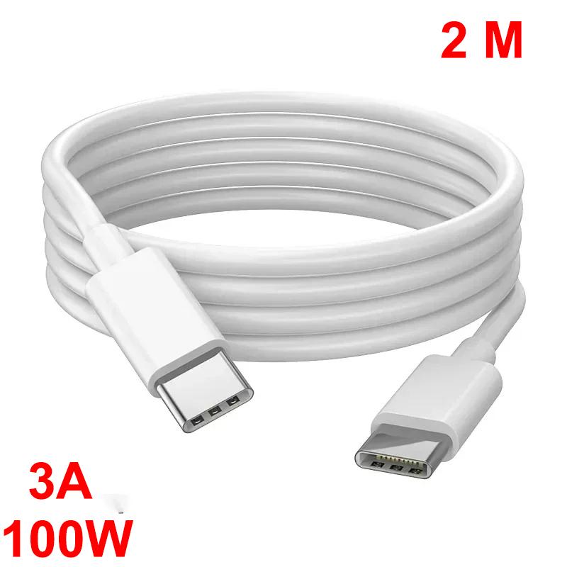 Кабель USB Type C к USB C, 100 Вт, USB-C PD QC 4,0, провод для быстрой зарядки, зарядное устройство для iPhone 15, Samsung, Xiaomi, кабель USBC Type-C Phone Charging Accessories