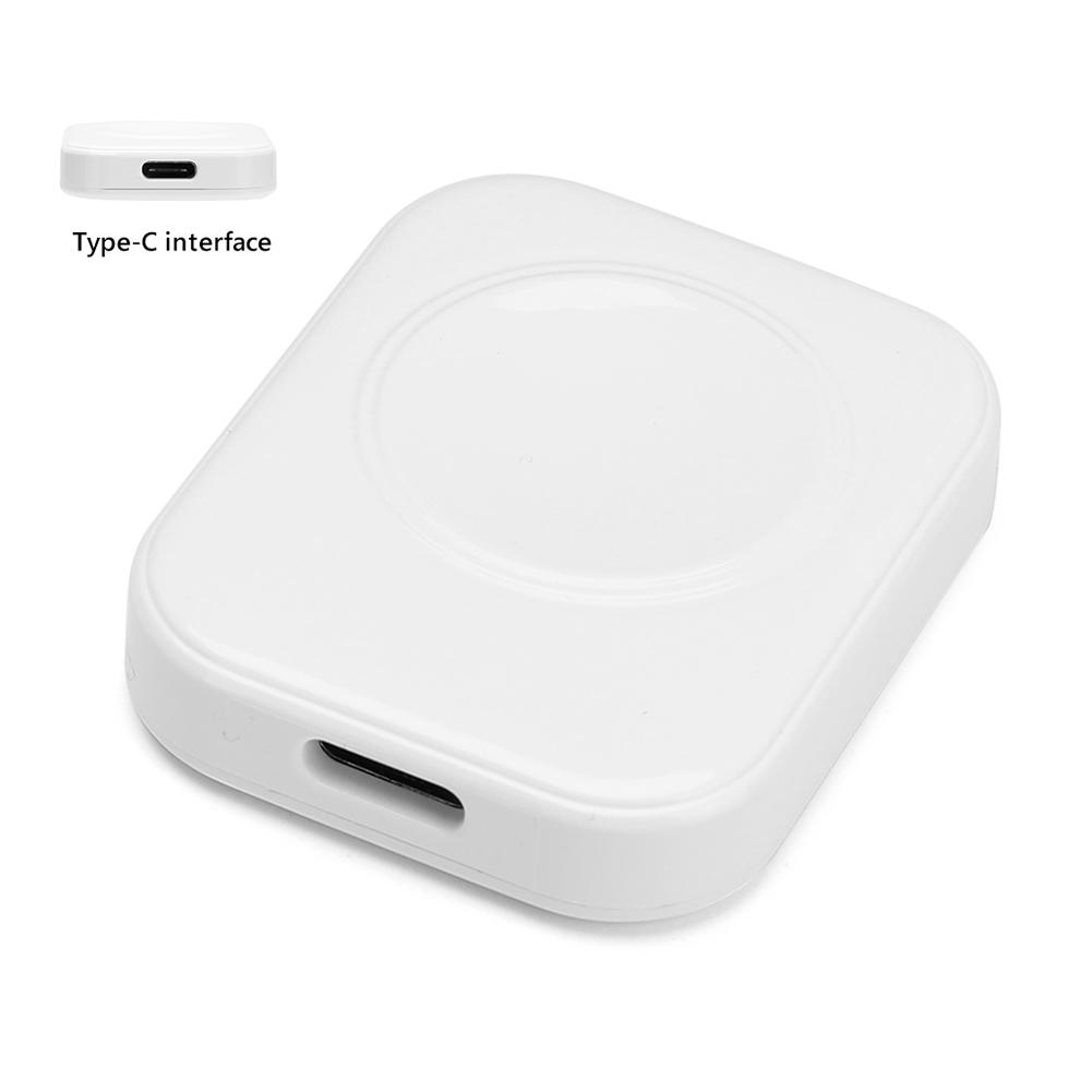 Портативное USB-C Зарядное устройство Для Apple Watch Ultra 9 8 7 6 5 4 3 2 SE Магнитная Быстрая Беспроводная Зарядная Станция Для iWatch Серии white Bloom Habitat