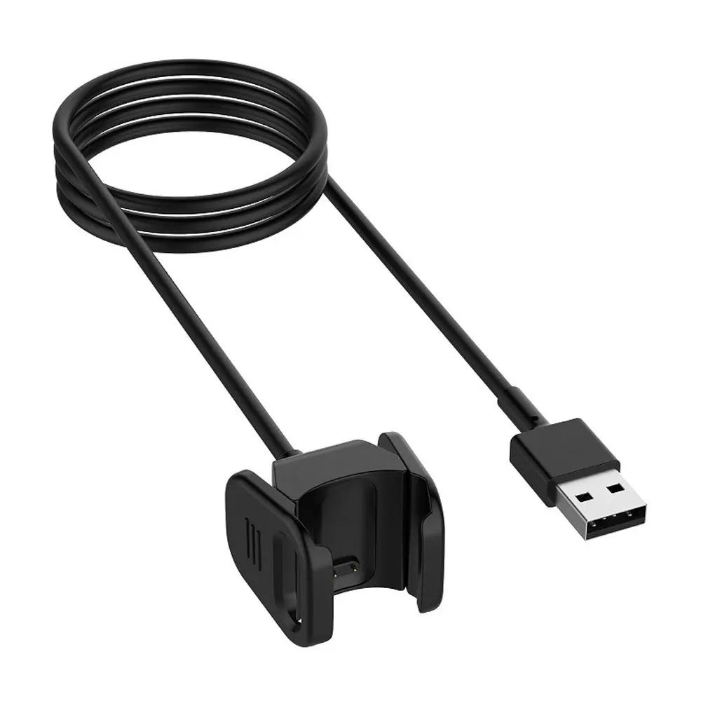 USB-кабель для зарядки для умных часов Fitbit Charge 2 3 4, зарядный кабель для fitbit 3 SE, аксессуары, док-станция-адаптер для зарядки fitbit charge 2 чёрный WHOP-A1