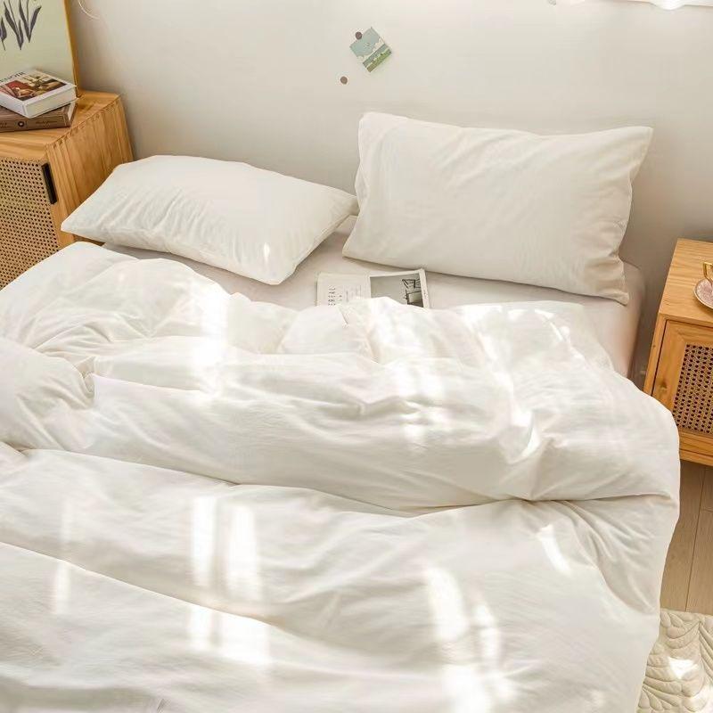 Новый отель Белый пододеяльник Queen King Size Пододеяльники Four Seasons Simple Постельное белье Мягкое, приятное для кожи Постельное белье Двуспальное Односпальное 120x200cm white Serene Homes