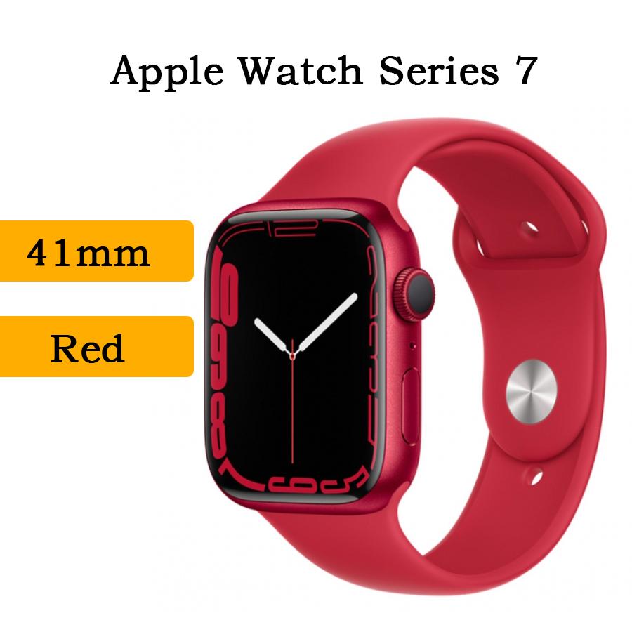 Умные часы Apple Watch Series 7 41 мм Фитнес-трекер здоровья 41 красный