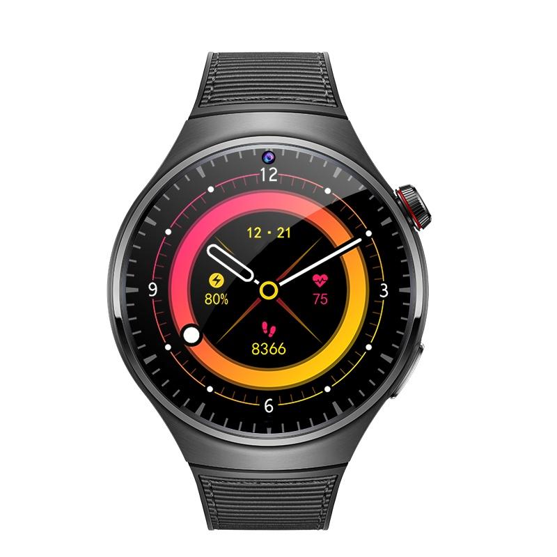Rainbuvvy B14 4G Смартфон Часы 2 ГБ + 16 ГБ AMOLED HD-экран Водонепроницаемые сенсорные часы GPS WIFI All-netcom Мониторинг сердечного ритма Android Watch чёрный