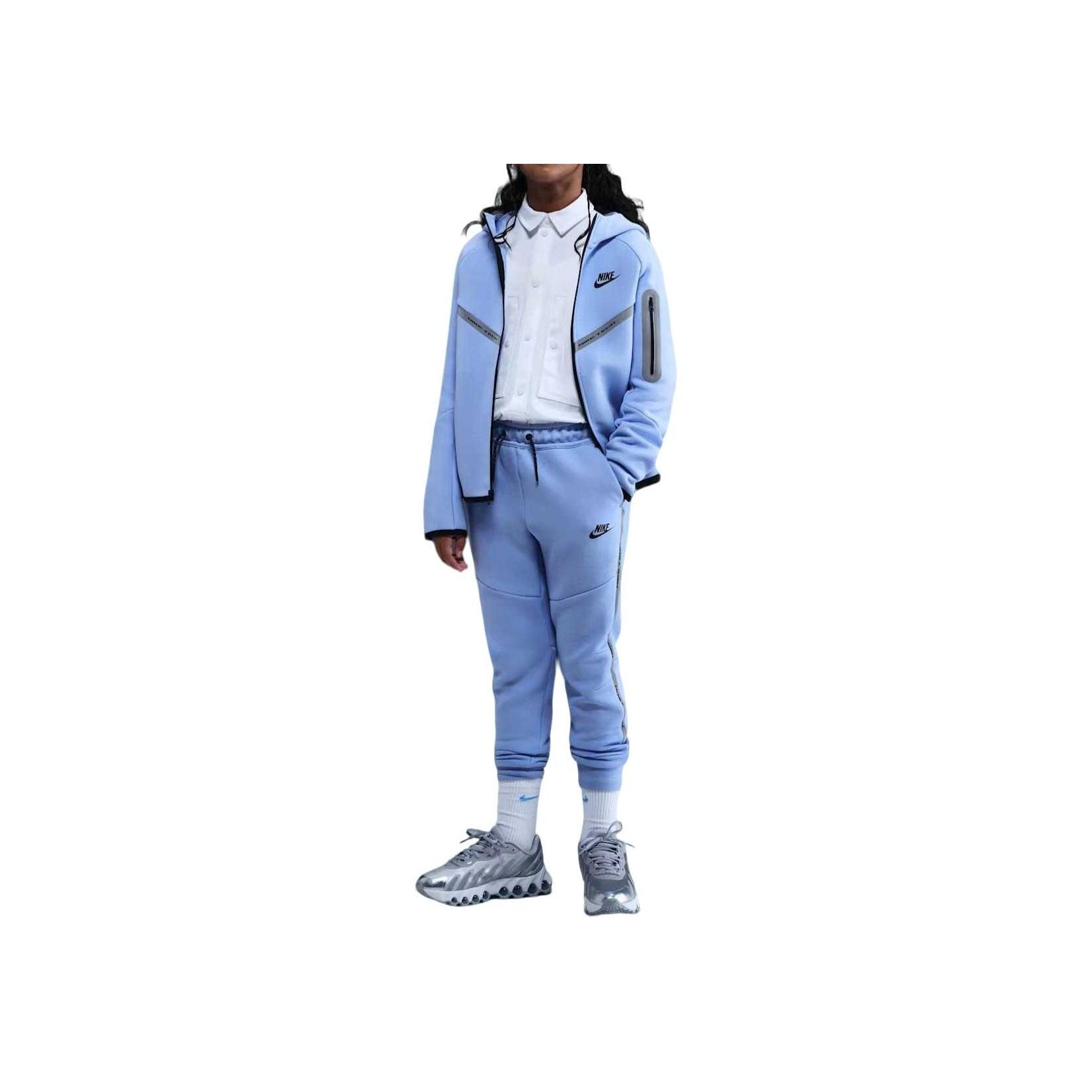 Nike Sportswear Tech Худи на молнии с капюшоном Комфорт Детские толстовки IM9154-468 M gray