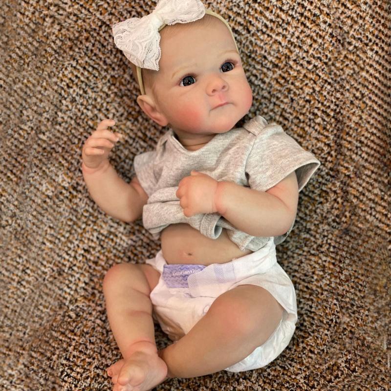 Очаровательная 48 см Bettie Bebe Reborn Girl Кукла для малышей, виниловая живая кукла всего тела, может купаться, детский душ, игрушка для товарищей по играм, коллекционные реалистичные художественные куклы full silicone girl brown ChildDream Toys Supplies