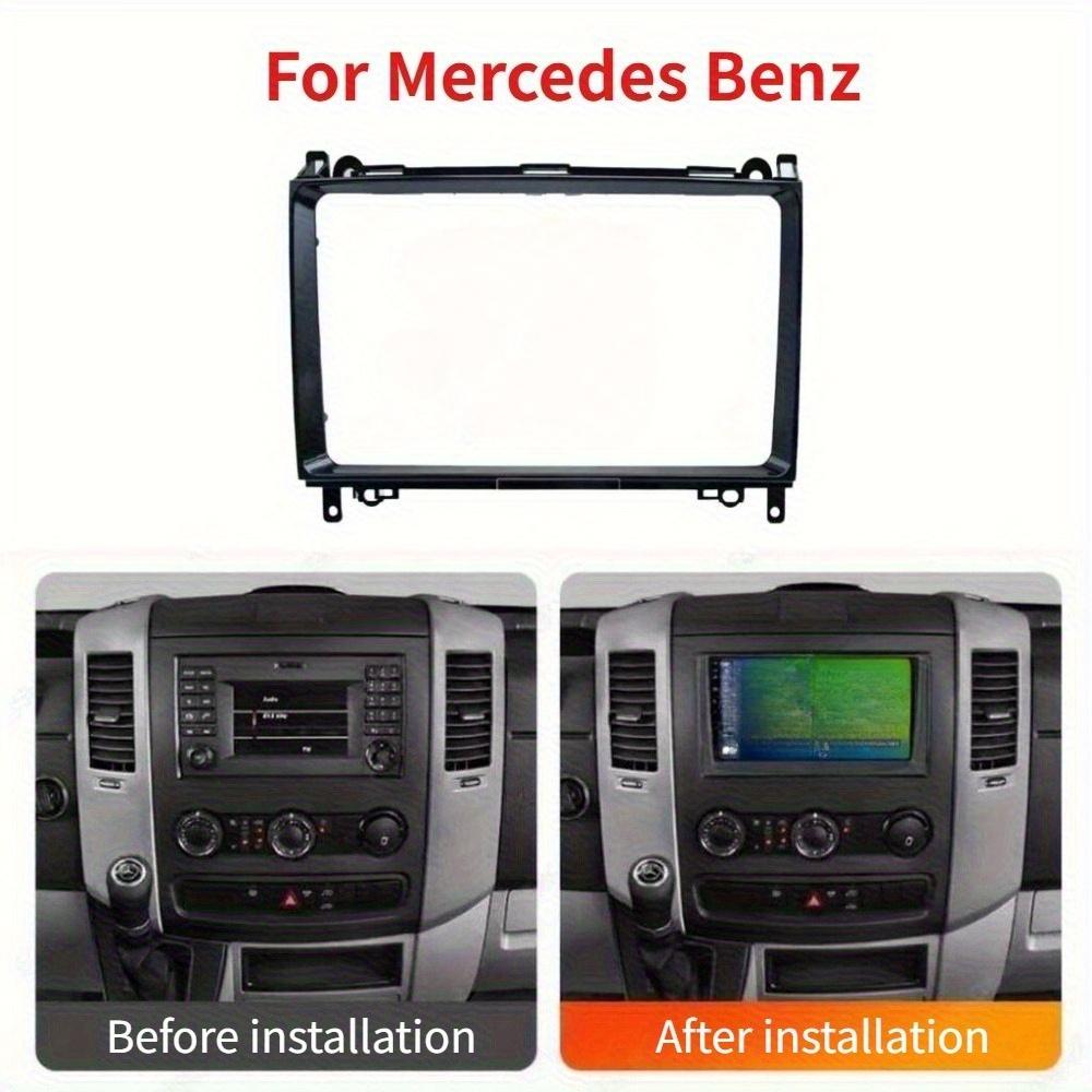 Автомобильные рамки для Mercedes Benz A-Class W169 B-Class W245 W906 Sprinter Viano Vito VW Crafter 9 дюймов Панель Жгут Canbus чёрный HACTI
