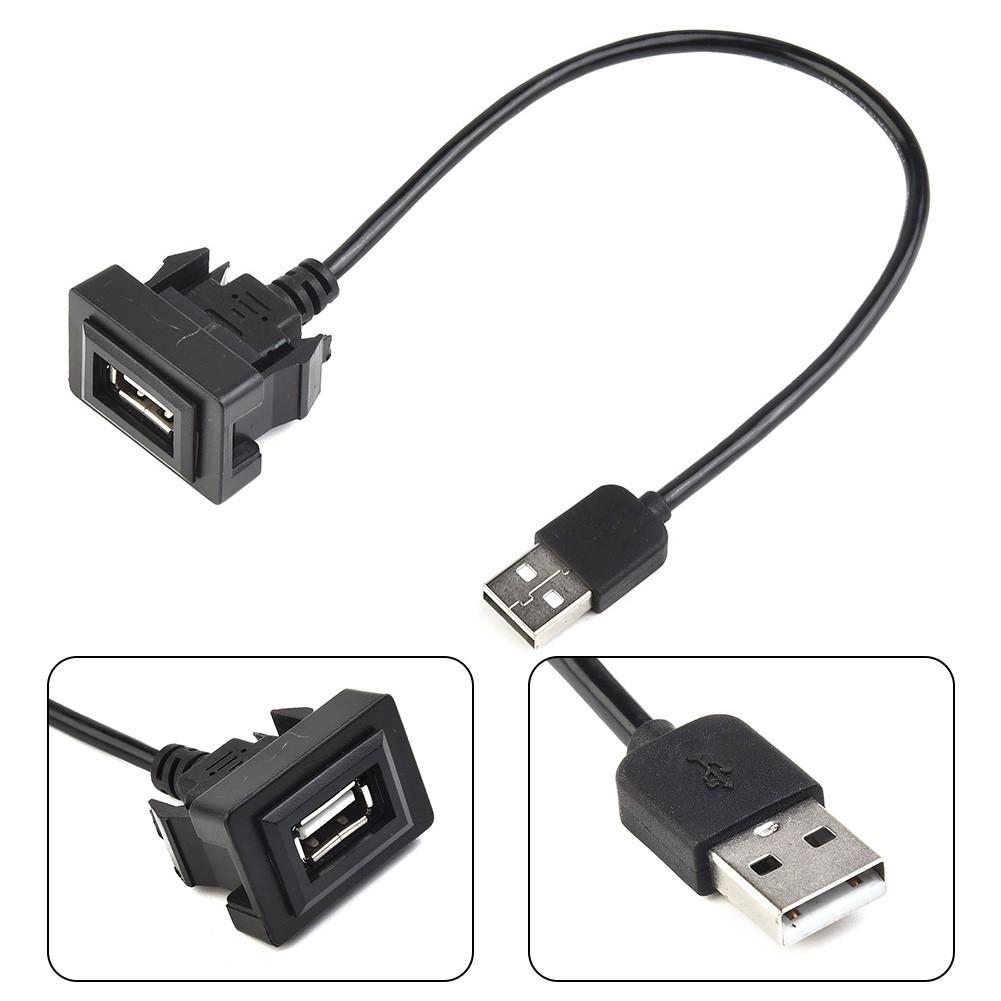 2.0 Удлинительный кабель USB 25 см черный для центральной консоли автомобиля gray Auto Teile