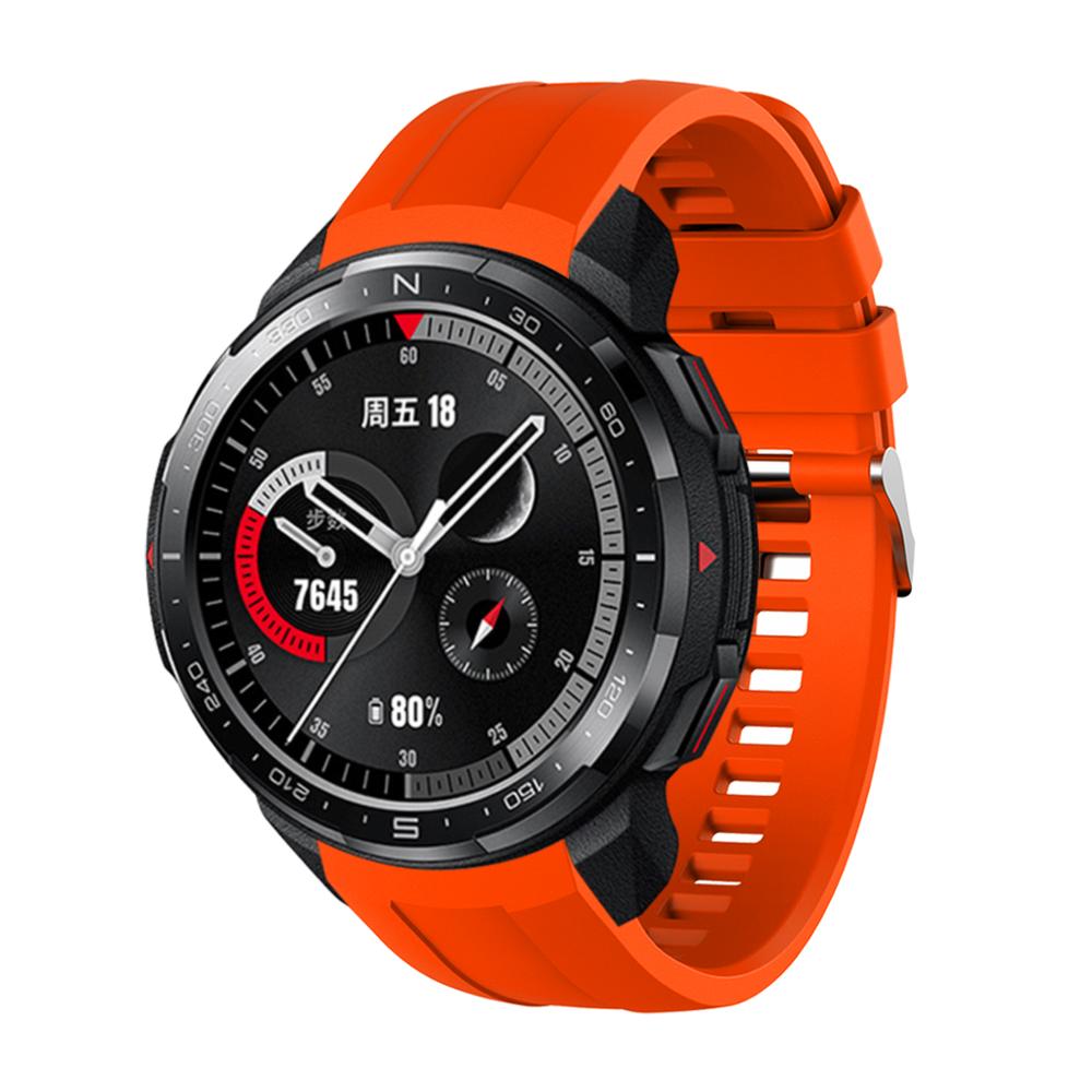 Силиконовый ремешок для часов For Honor GS pro smartwatch Sport band new Сменный ремешок для Honor GS pro Аксессуары Регулируемый For Honor GS pro оранжевый MY-CASE