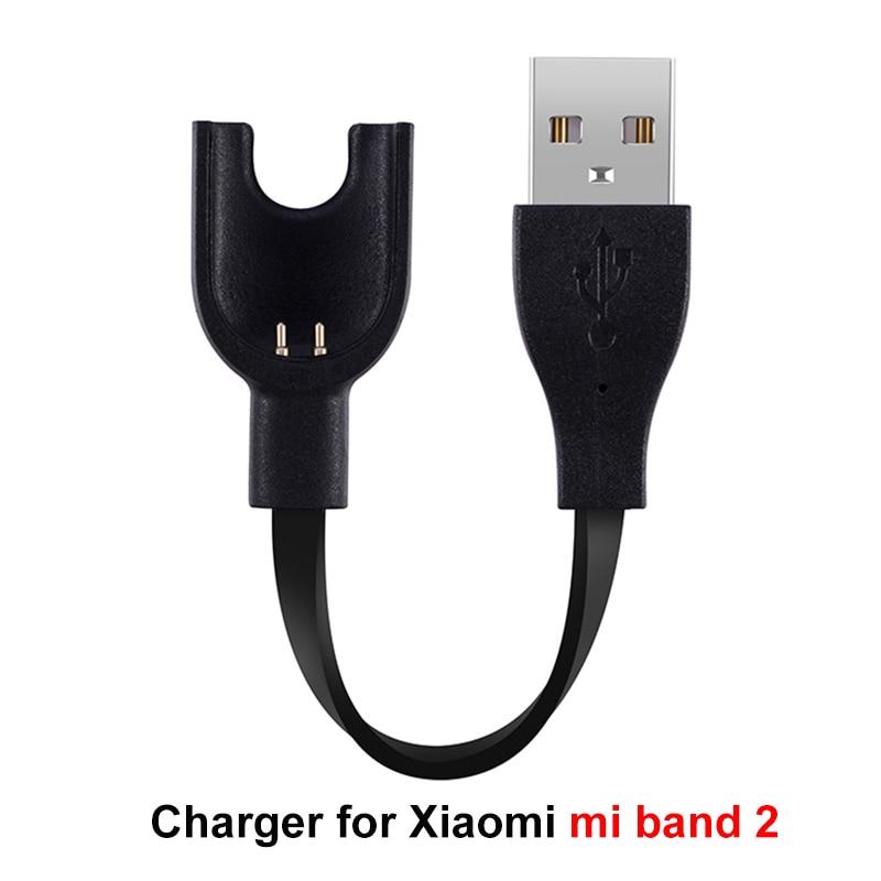 USB-кабель для зарядного устройства Smart для Xiaomi Mi Band 2 3 4 5 6 аксессуары браслет Smartband USB-кабель для зарядного устройства линии USB зарядка For Mi Band 2 black WHOP-A1