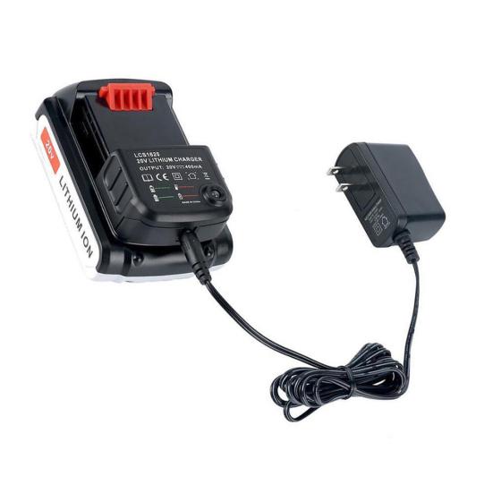 Зарядное устройство для литиевых аккумуляторов 20 В LCS1620 для всех Black & Decker LB20 LBX20 LBX4020 black My Flower Room