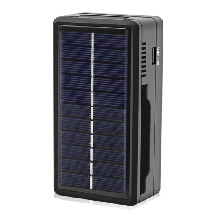 Умное портативное зарядное устройство для литиевых аккумуляторов с USB-C, 2 слота, на солнечных батареях, адаптер для зарядки от источника питания 1 black Manganese