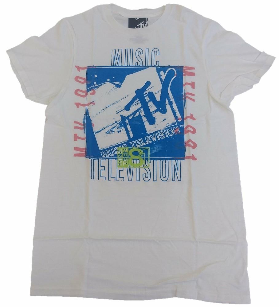 Мужская футболка MTV Music Television 1981 (белый) Футболка Unisex XXL gray D3il8De3l