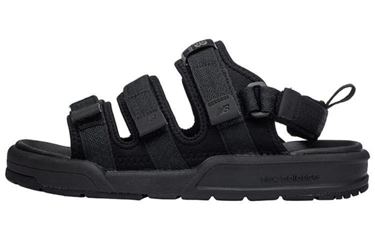 New Balance Сандалии унисекс на липучке черные SD3205BBW 36 black