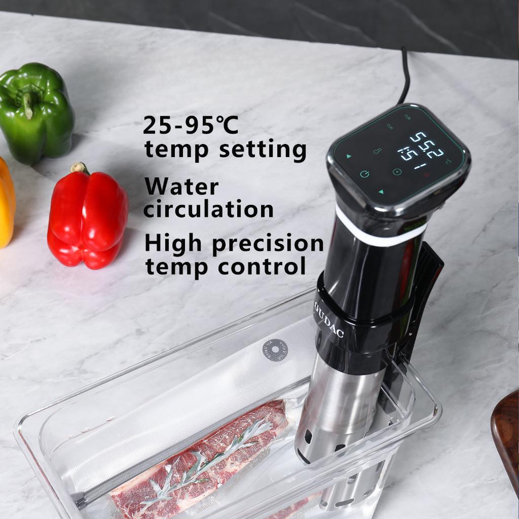 Высокоточный контроль температуры Sous Vide мультиварка Термоиммерсионный циркуляционный водонепроницаемый вакуумный температурный аппарат black Crown Global
