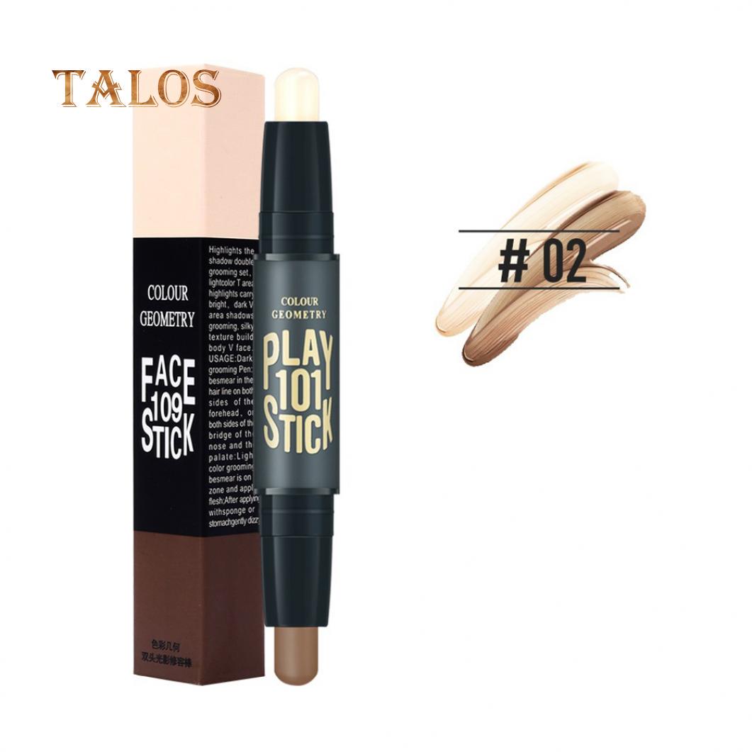 Тональный крем стик с хайлайтером от бренда TALOS 2# black Talos Makeup K