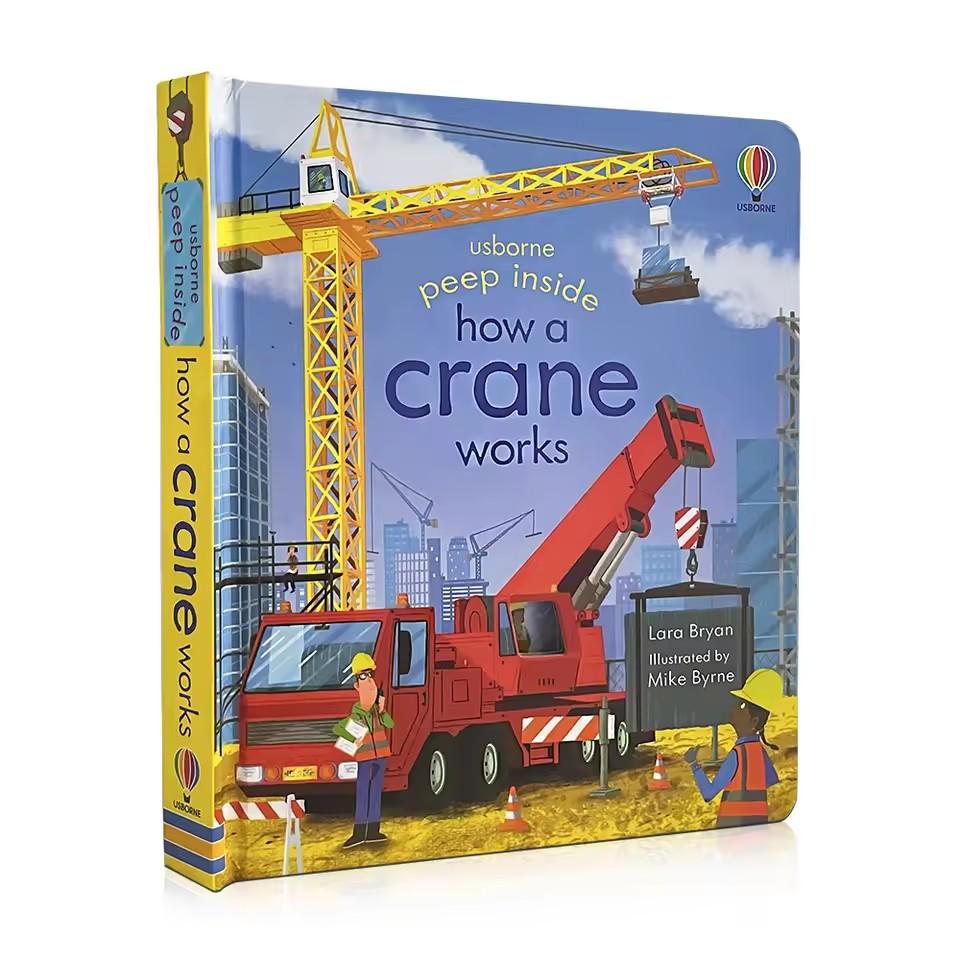 Usborne Загляни внутрь Серия Как это работает Научные знания Обучение Книжка с картинками Английский Ежедневные Книги для чтения перед сном gray Ceslavia