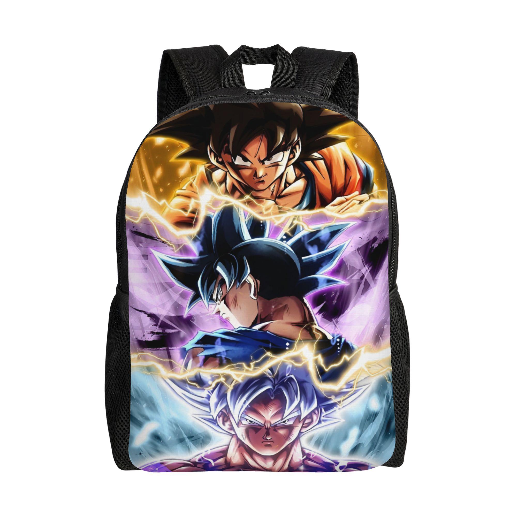 Мужской Женский Модный Школьный Рабочий Рюкзак Dragon Ball Z Мультфильм Daypack DBZ Goku Для Ноутбука Компьютера Сумка Через Плечо Легкий One Size brown DR-clothing