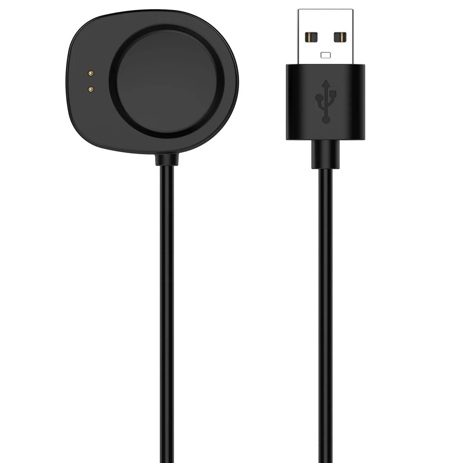 USB-зарядная док-станция для кабеля Amazfit Balance A2286, зарядное устройство для смарт-часов, магнитный адаптер USB-A для зарядного шнура, 3,3 фута/100 см, черный чёрный SH-YU1