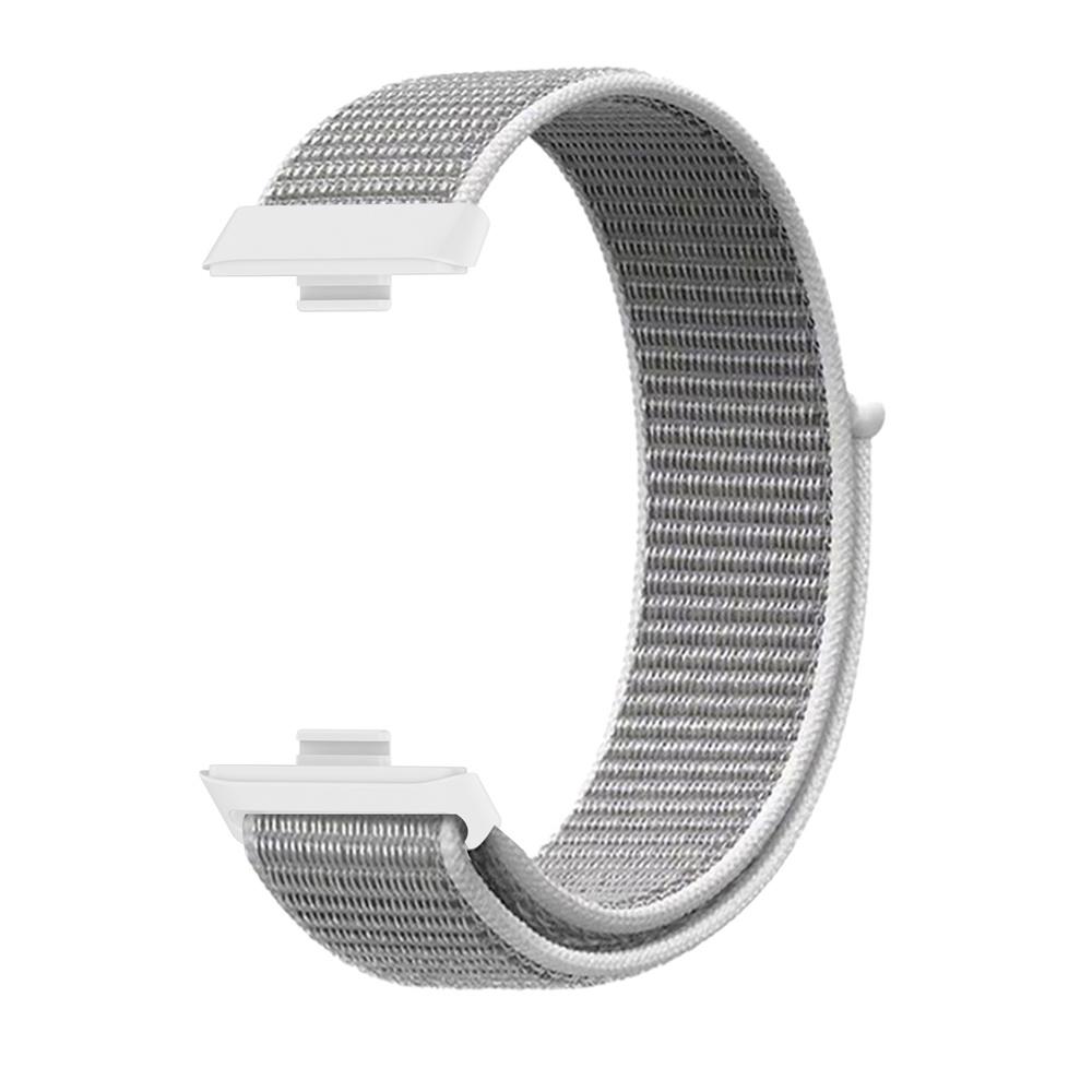 Нейлоновая петля для часов Huawei Fit 3, браслет, спортивный ремешок для часов Huawei Watch Fit 3, умные часы, тканый эластичный Correa For Huawei Watch Fit 3 белый Agood