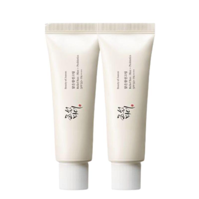 Солнцезащитный крем для лица Light Rice SPF50+ PA++++ 50мл (2pcs) white Beauty of Joseon