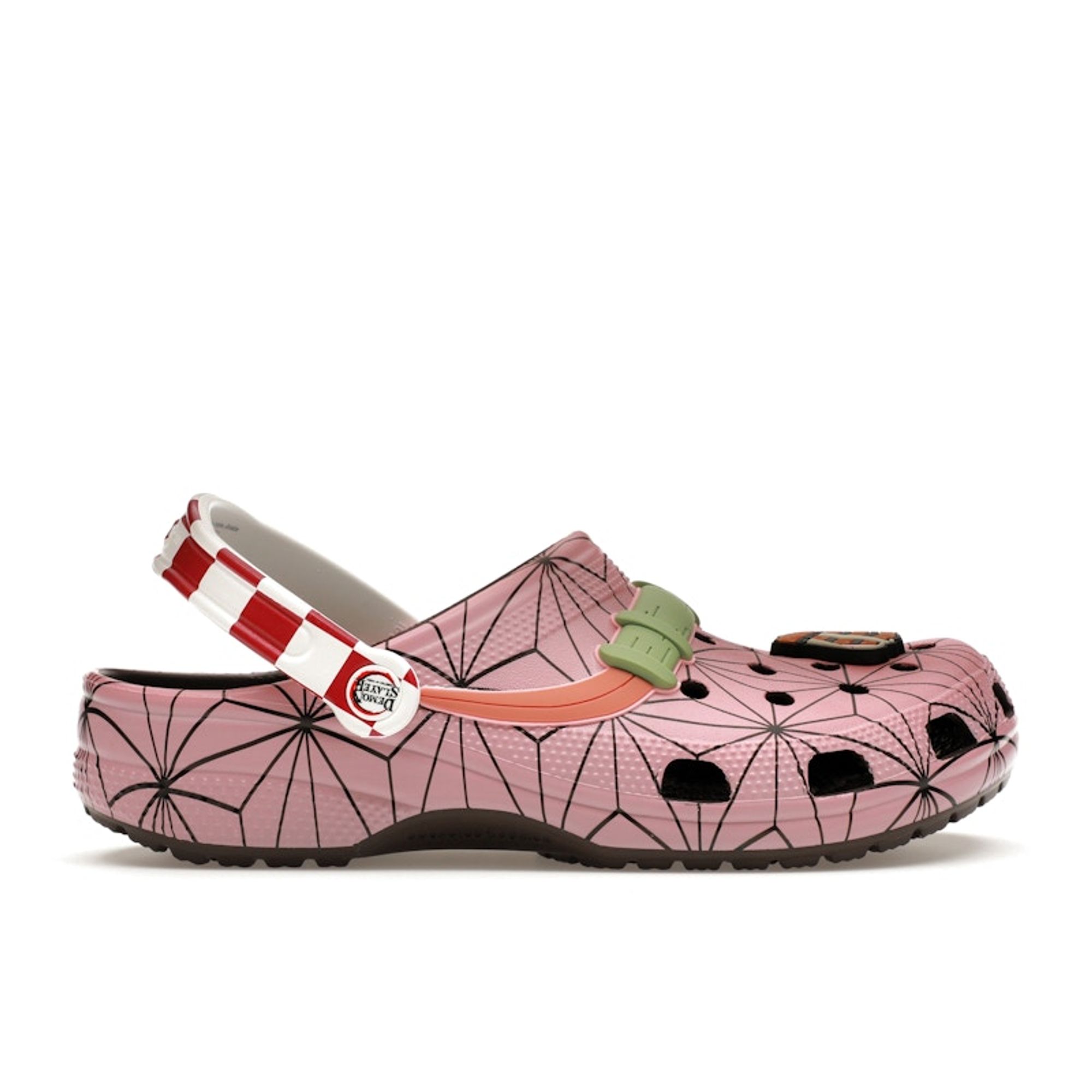 Crocs X Клинок, рассекающий демонов Классические клоги Незуко Розовые Унисекс 209320-206 42-43 gray