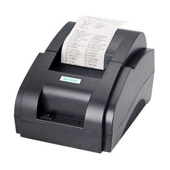 Термопринтер чеков Xprinter XP-58IIH Bluetooth 58 мм - Идеален для супермаркетов и точек самовывоза black ToolCraft
