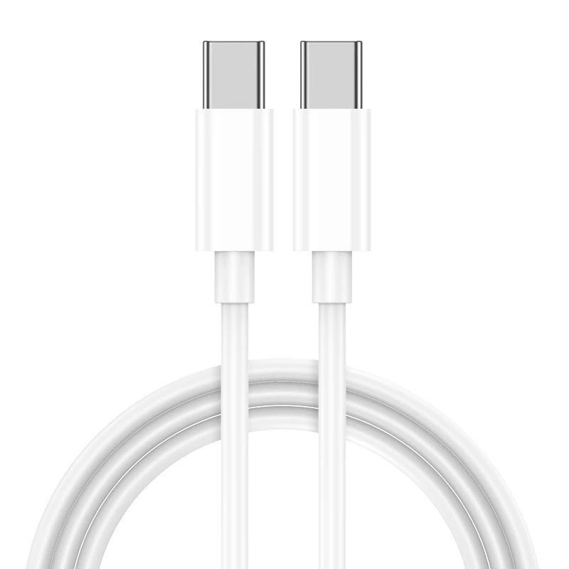 Кабель USB Type C к USB Type C 60 Вт PD QC 4.0 Кабель USB-C для быстрой зарядки для Samsung Galaxy S10 S9 Xiaomi Redmi 15 Pro C to C (1M) white Qianqi 3c