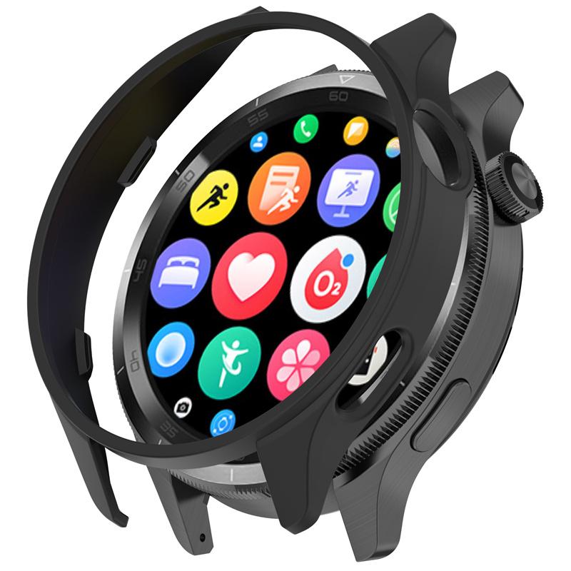 Чехол из поликарбоната для Xiaomi Watch S4 Watch S4 eSIM Smart Watch Protector Hard PC Противоударный бампер Xiaomi Watch S 4 ESIM Cover чёрный Agood