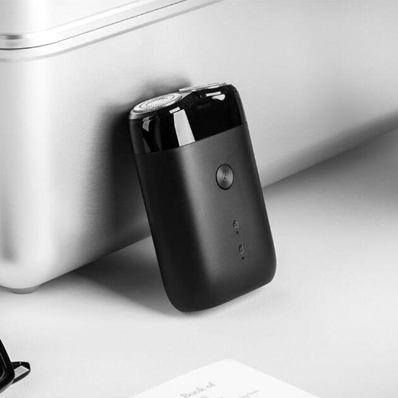 Электробритва Xiaomi mijia 2 с плавающей головкой, портативная водостойкая бритва, USB перезаряжаемая стальная мужская бритва Maquinilla de afeitar чёрный