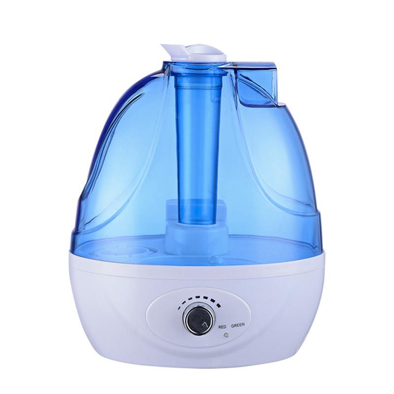 Увлажнитель воздуха Cool Mist 2.5L, тихие ультразвуковые увлажнители для спальни и большой комнаты, регулируемые, вращение на 360°, вилка EU A CHINA white Elegant Living House