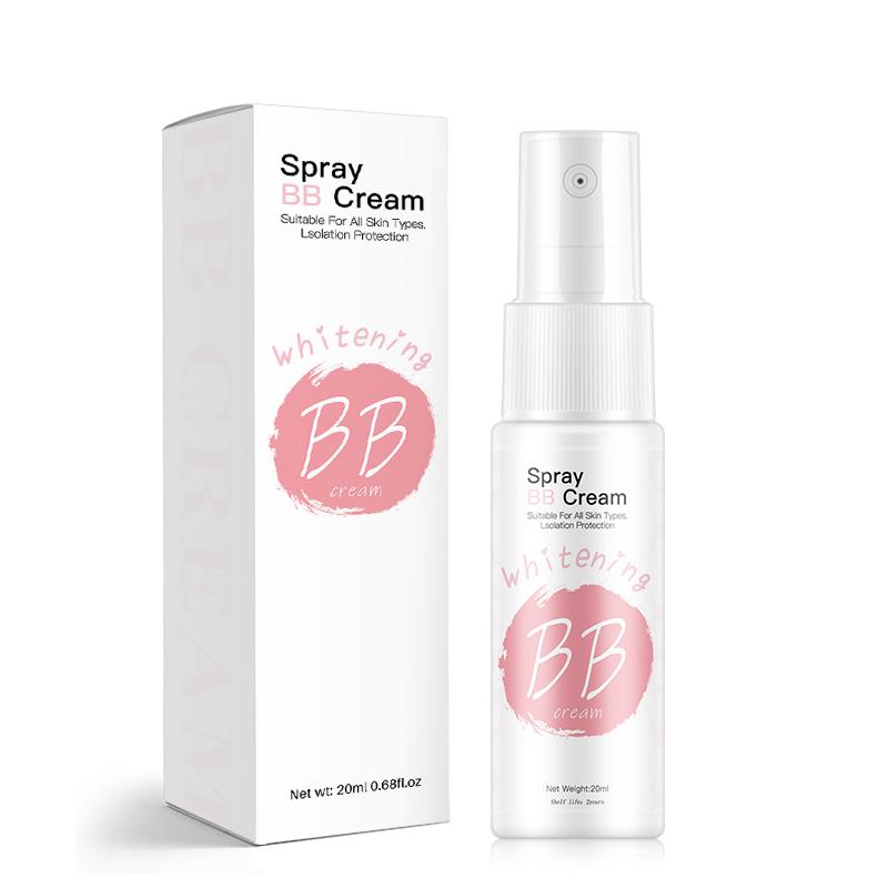 Спрей BB Cream Concealer Brighten Whitening Moisturizing Base Face Foundation Makeup Beauty 20ml white ZuanLong