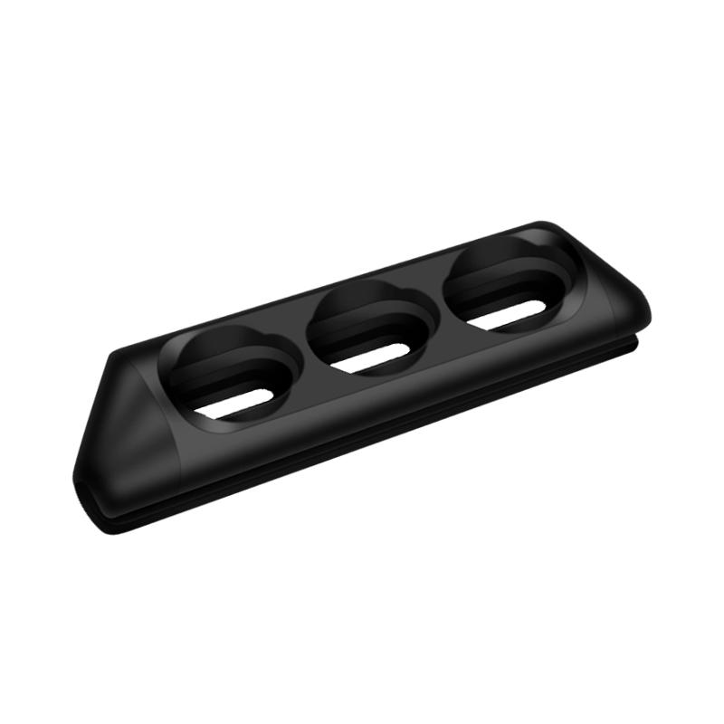Магнитный USB-кабель ROCK для зарядного устройства iPhone, поворот на 540 градусов, USB-кабель типа C для Xiaomi Samsung, магнитный зарядный кабель Micro USB Storage Box black