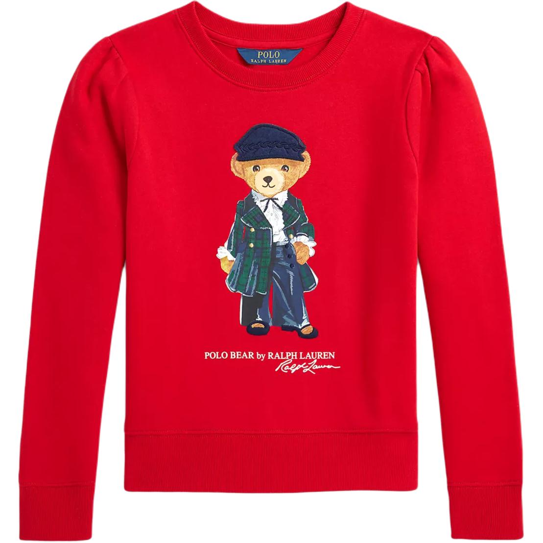 Polo Ralph Lauren Толстовка с узором медведя Флисовое худи Детские толстовки 313952135-001 XL red
