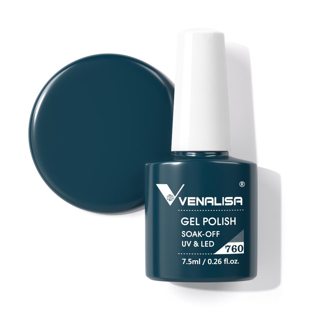 Venalisa 7.5мл гель-лак для ногтей с блестками цветной гель-лак Soak Off UV LED 60 цветов на выбор black