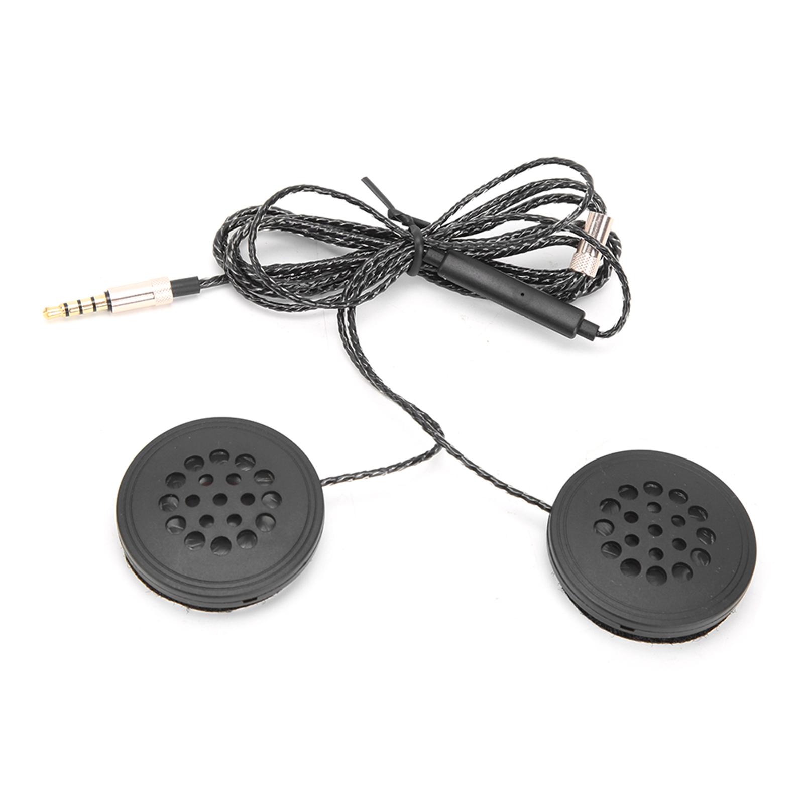 Проводные шлемные наушники Интерком Высококачественный HD микрофон Hands Free black CosyHome