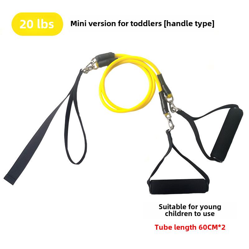 Elastic Resistance Strap for Arm Strength and Swim Training yellow TrendVibeCN