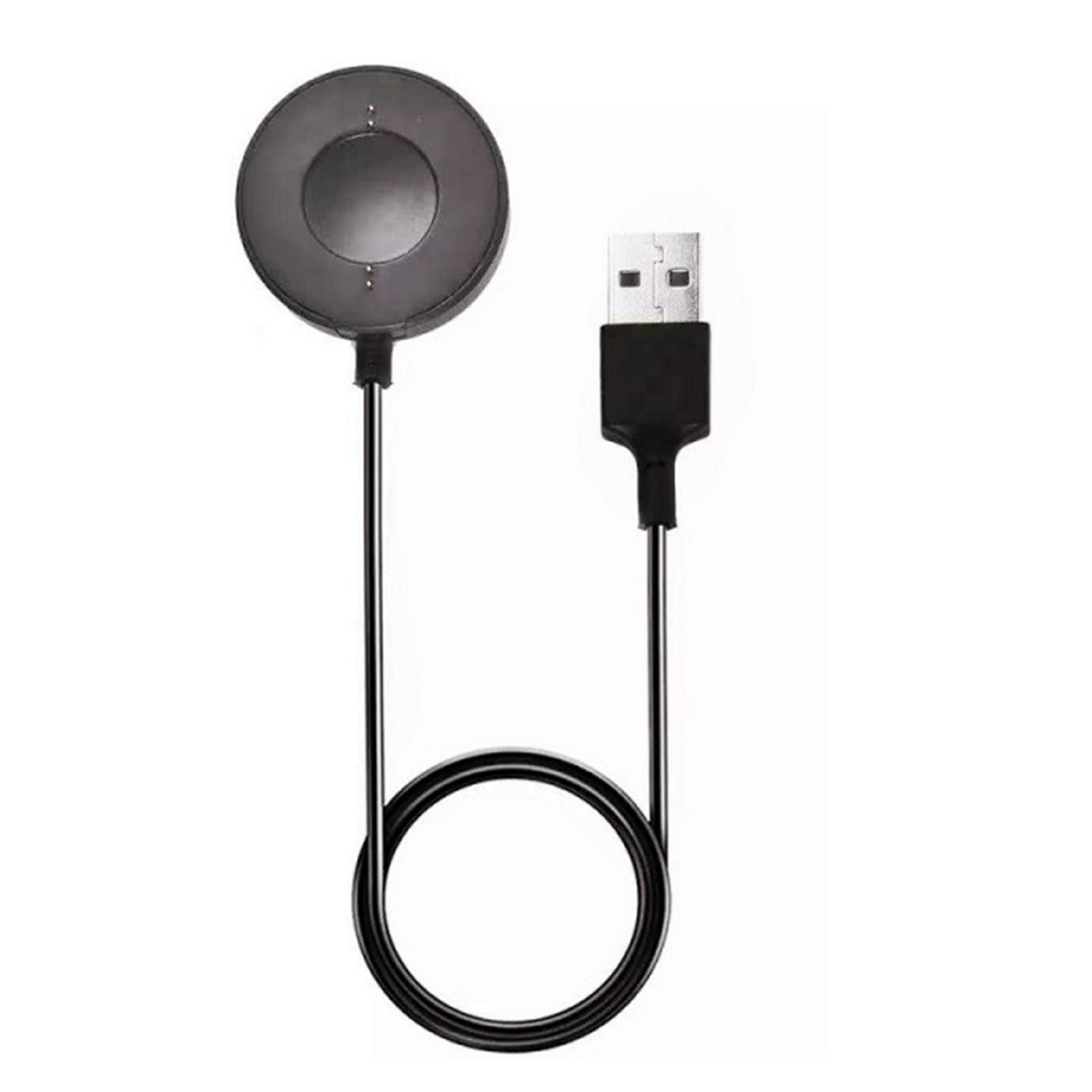 Зарядное устройство для смарт-часов, док-станция, магнитный USB-кабель для зарядки, зарядное устройство для смарт-часов Fossil Gen 6 / Gen 4 / Gen 5 black Xudikou