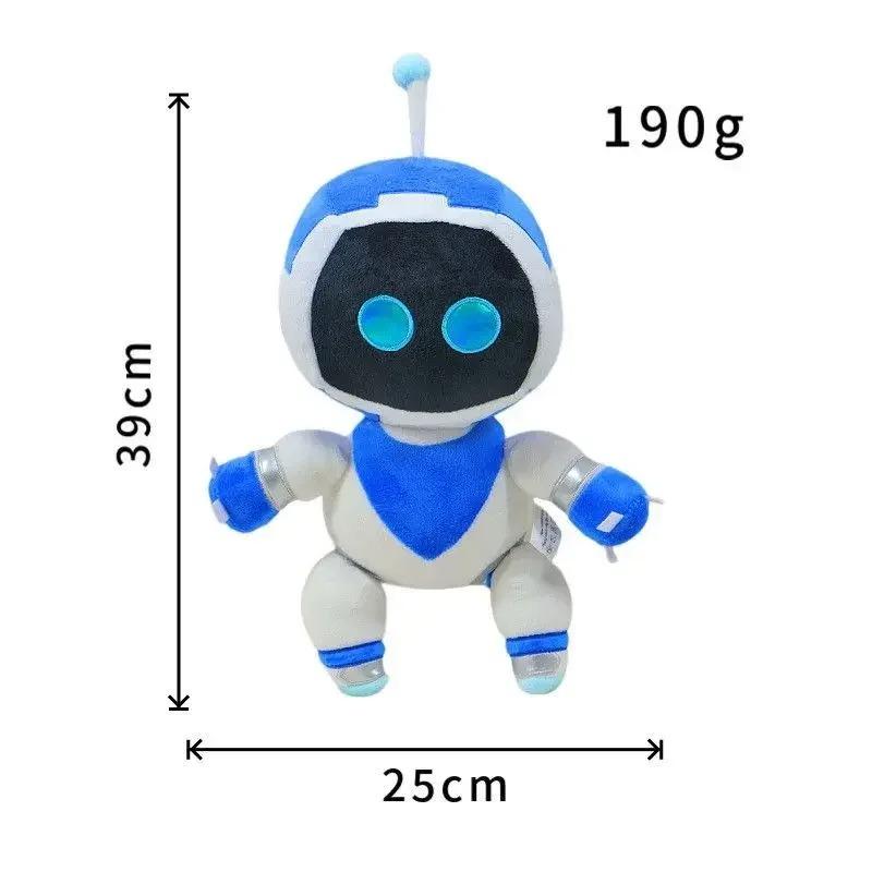 Мягкая игрушка Astro Bot, плюшевые игрушки Astro Bot, плюшевые игрушки Rescue Plan для Astro Bot, мягкая кукла для фанатов игр, мальчиков, девочек и фанатов в подарок Style 1 black Bliboli
