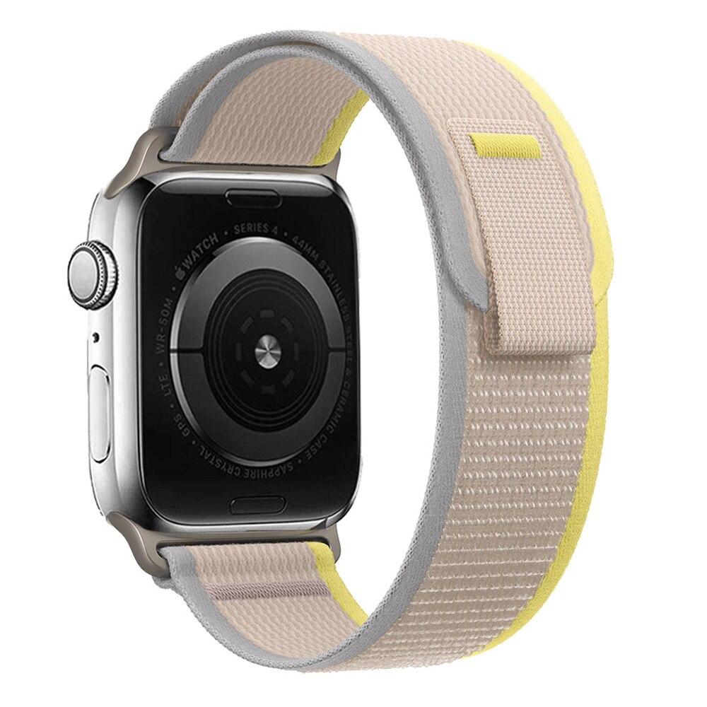 Ремешок Trail Loop для Apple Watch Ultra 49 мм, 44 мм, 40 мм, 45 мм, 41 мм, 42 мм, 38 мм, 40, 44, 45 мм, браслет iWatch Series 7, 6, 5, 4, 3 se 8, ремешок 42mm 44mm 45mm 49mm black Y.Better