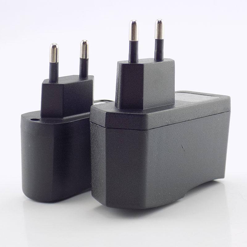 AC 110V-240V в DC 5V 0.5A 1A 2A 3A USB-адаптер с евровилкой USB зарядное устройство блок питания универсальный дорожный зарядный блок EU black YTO phone case