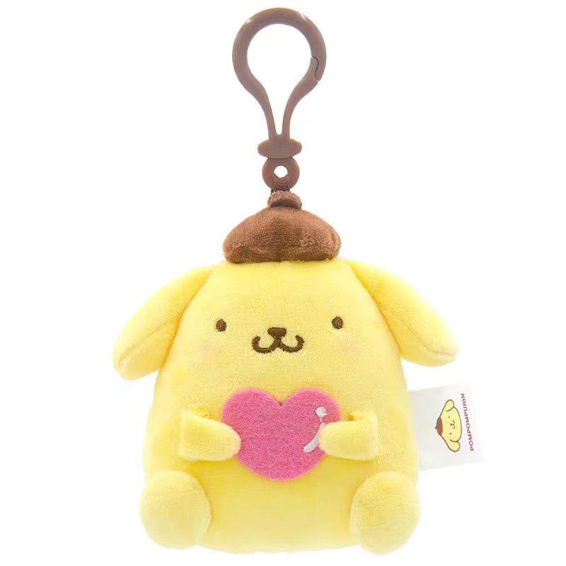 14СМ Подвеска Sanrio Куроми Мелоди КТ Когимюн Синнаморолл Почакко Рюкзак Милое Украшение Праздничные Подарки для Мальчиков и Девочек white Treasure Bags