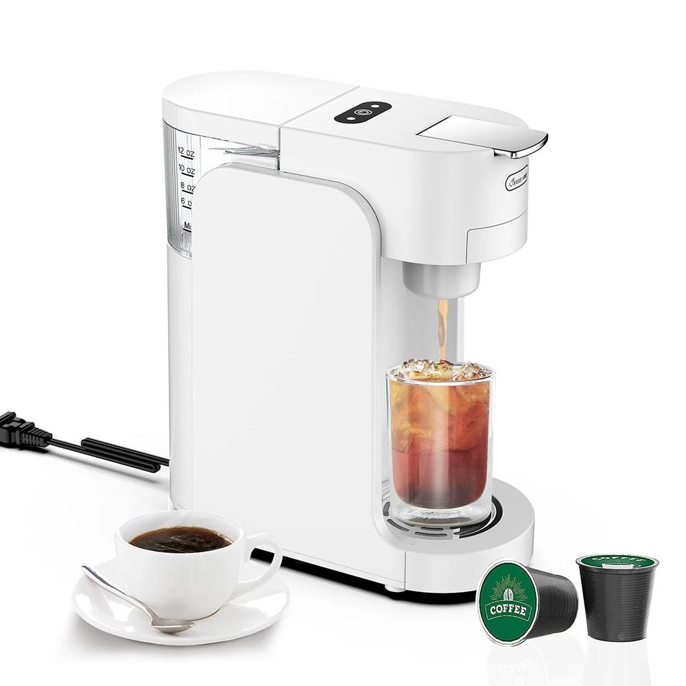 Кофемашина Cafetera с 1 насосом для извлечения молочной пены, бытовая небольшая полуавтоматическая кофеварка из нержавеющей стали Cafetera us белый Chic Interiors