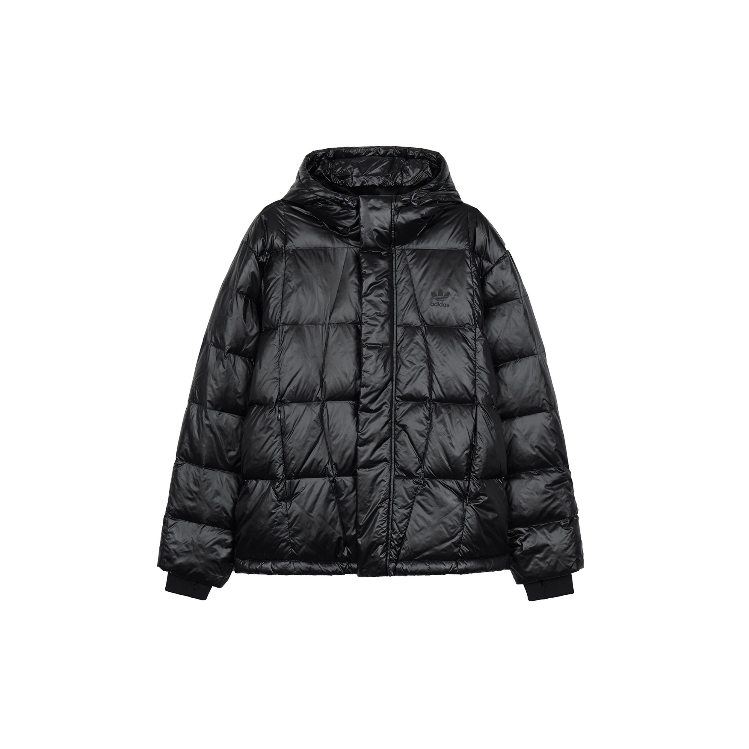 Пуховик Adidas Originals с манжетами, мужская верхняя одежда, черный IR7131 XS black
